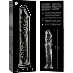 Nebula Series By Ibiza - Modèle 12 Gode En Verre Borosilicate Clair 17 Cm -O- 3.5 Cm